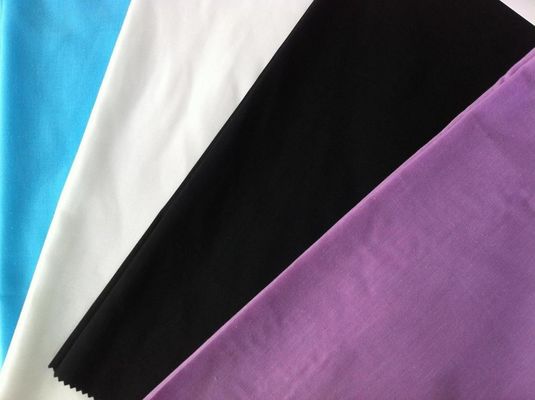 폴리 솜 평면 염색 팝린 천 TC 주머니/포름 80/20 45x45 110x76 엮기 1/1 팝린