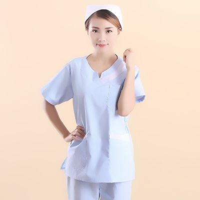 상단- TC 65/35 또는 100% 면모 간호사/의사 유니폼 직물 너비 58/60 사용자 정의 색상