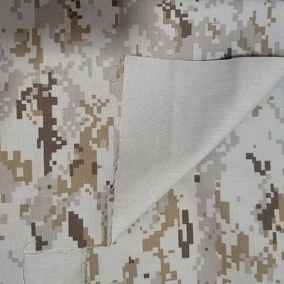 높은 찢기 강도 TC 방수 SA 위장 리프 스톱 직물 색상 강도 4등급