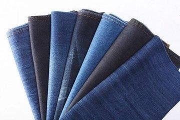 청바지용 직물 180gm 230gm 300gm 빨래된 100% 목재 트와일 가닥 염색