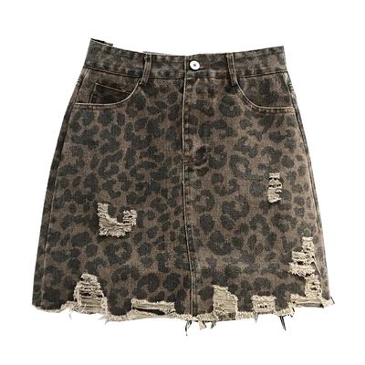 QUICK-DRY Leopard Print 4 Way Stretch Denim Fabric for Polyester/Cotton Clothing 포리에스터/고무 의류용 4 차원 스트레치 젠임 직물