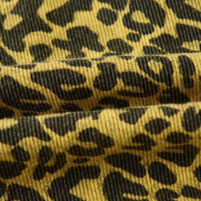 QUICK-DRY Leopard Print 4 Way Stretch Denim Fabric for Polyester/Cotton Clothing 포리에스터/고무 의류용 4 차원 스트레치 젠임 직물