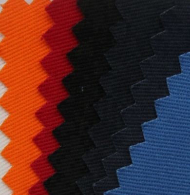 쥬도 태권도 무술용 직사용 CVC 불 retardant twill fabric 밀도 43*32