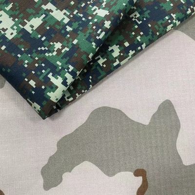 일반 스타일 높은 찢기 강성 중동 VAT 인쇄 폴리 코튼 리브 스톱 위장 천